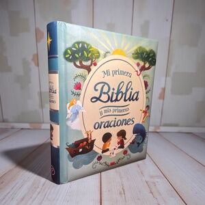 My primera Biblia y mis primeras oraciones - Spanish padded Bible for kids - NEW